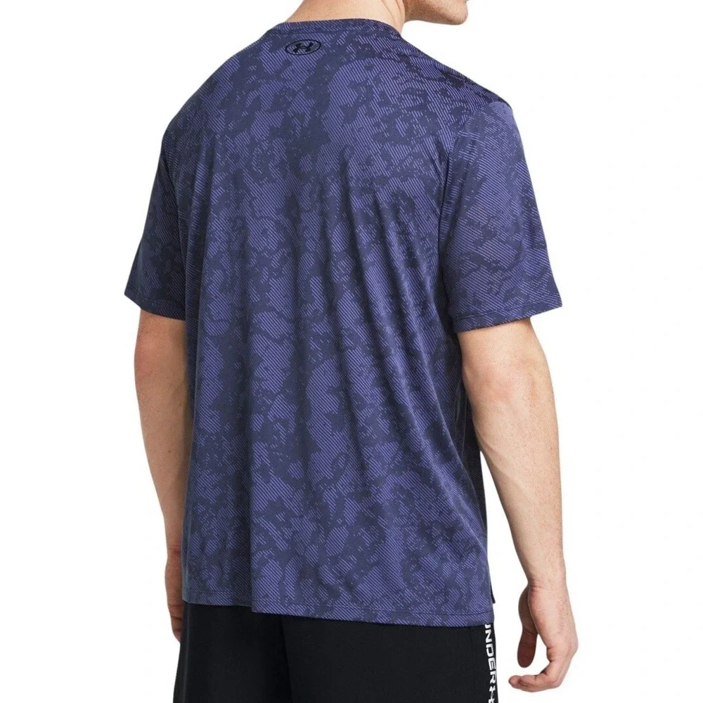 Under Armour Men T-Shirt UA Vent Geode Sz 2XL 1382807-561 Starlight/Black